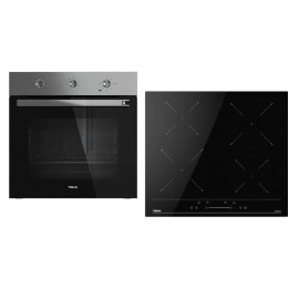 TEKA HSB 6160 SS & IBC 64110 SSM BK Σετ Εντοιχιζόμενος Φούρνος & Εστία 70lt